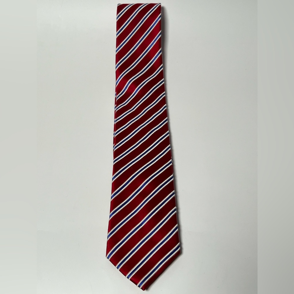 Donald J Trump Signature Tie Red White Blue America Exact Style Worn By Trump